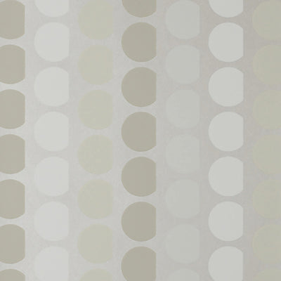 product image of Circles & Stripes Wallpaper in Silver/Beige/Cream 518