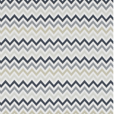 product image of Chevron Small Wallpaper in Black/Grey/Taupe 553