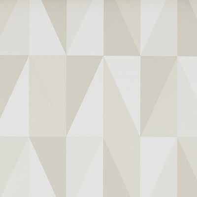 product image of Geometric Sharp-Edge Wallpaper in Beige/Cream/Silver 585