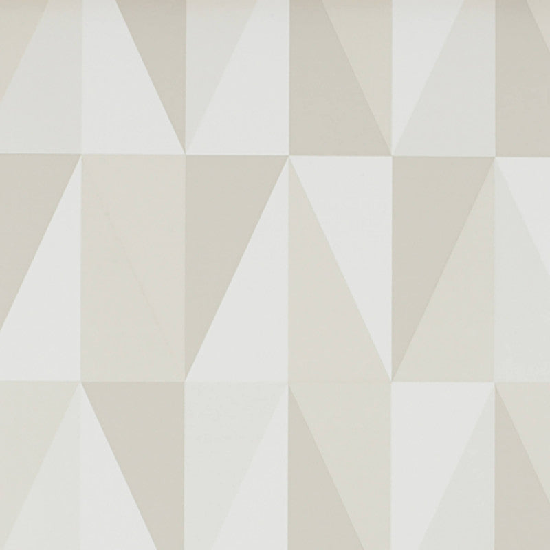 media image for Geometric Sharp-Edge Wallpaper in Beige/Cream/Silver 243