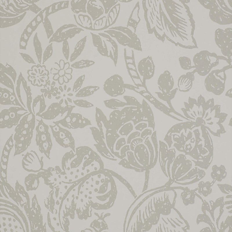 media image for Floral Tropical Large Textured Wallpaper in Cream/Beige 227