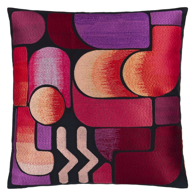 media image for Lacroix Graphe Magenta Cushion By Designers Guild Cccl0639 2 263