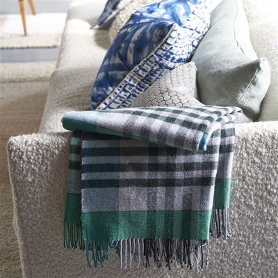 product image for Bankura Emerald Throw By Designers Guild Bldg0291 4 75