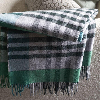 product image for Bankura Emerald Throw By Designers Guild Bldg0291 5 25