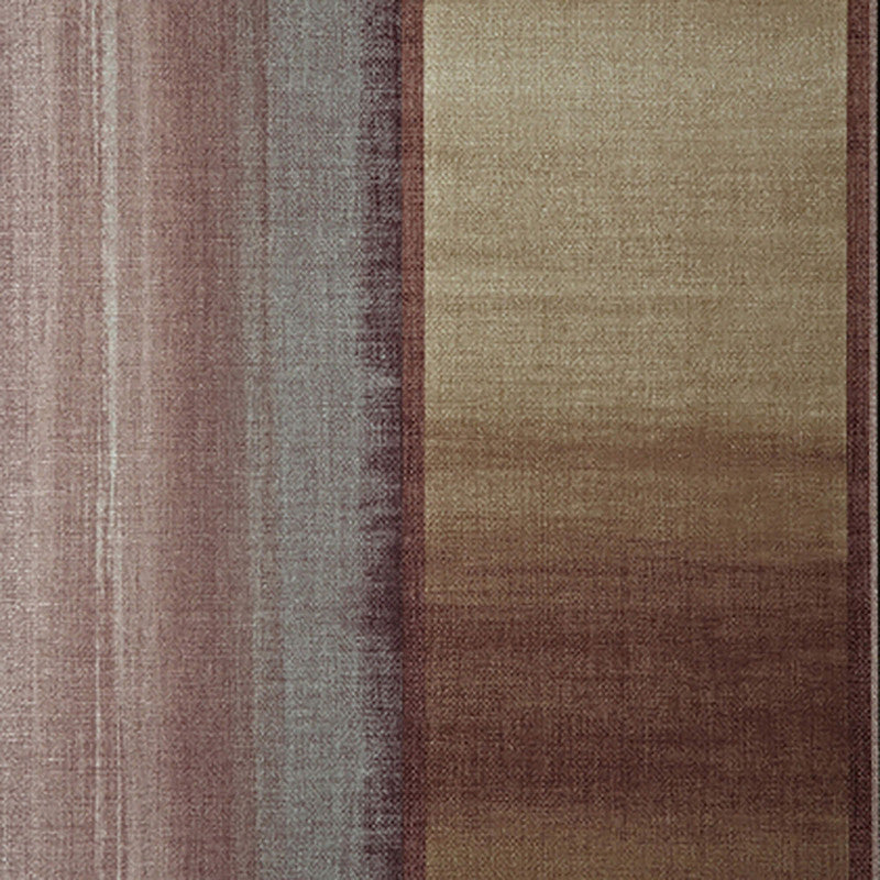 media image for Stripe Extra Wide Wallpaper in Violet/Burnt Umber 225