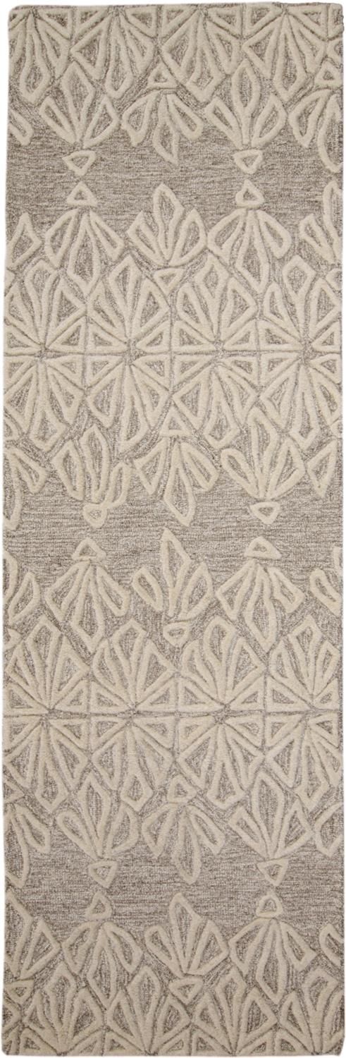 media image for Fadden Taupe and Ivory Rug by BD Fine Flatshot Image 1 20