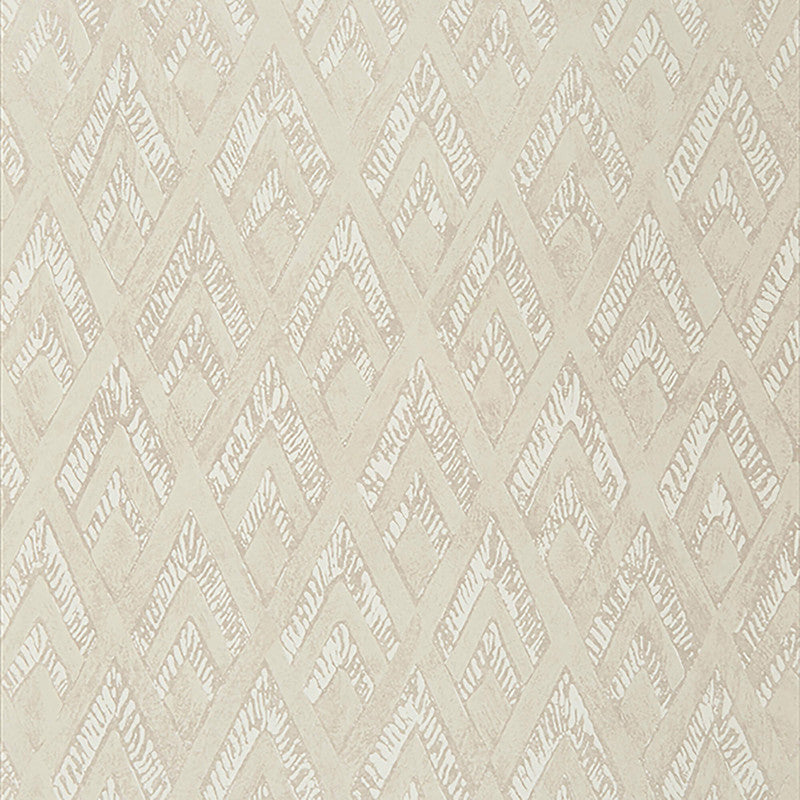 media image for Geo Diamond Modern Wallpaper in Soft Sage Metallic 262