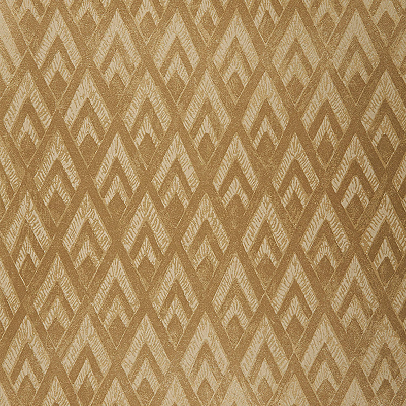 media image for Geo Diamond Modern Wallpaper in Olive Green/Citron Metallic 259