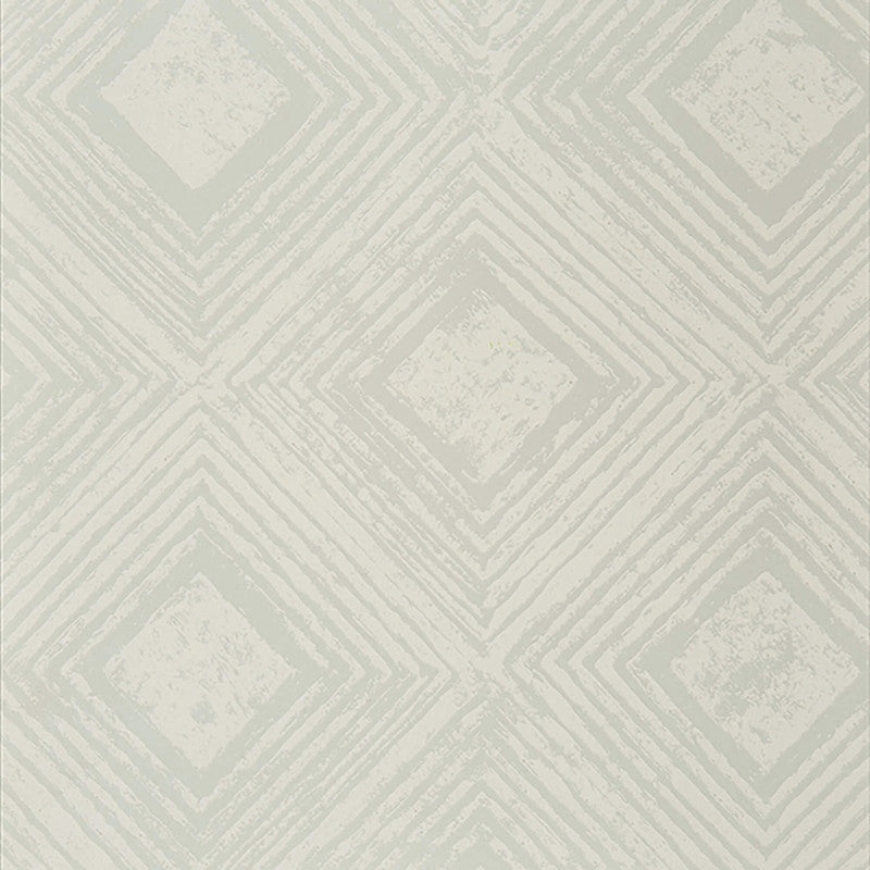 media image for Geo Diamond Abstract Wallpaper in Soft Seafoam 241