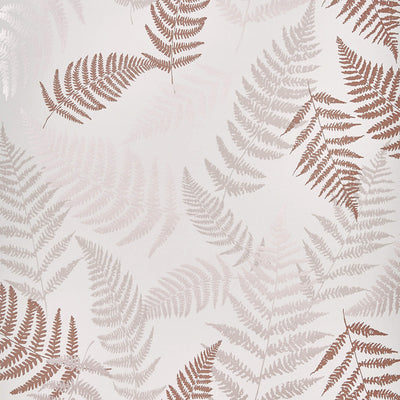 product image of Fern Leaves Floating Wallpaper in Pink/Coral/Cream 518