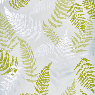 product image of Fern Leaves Floating Wallpaper in Citrus Green/Cream 580