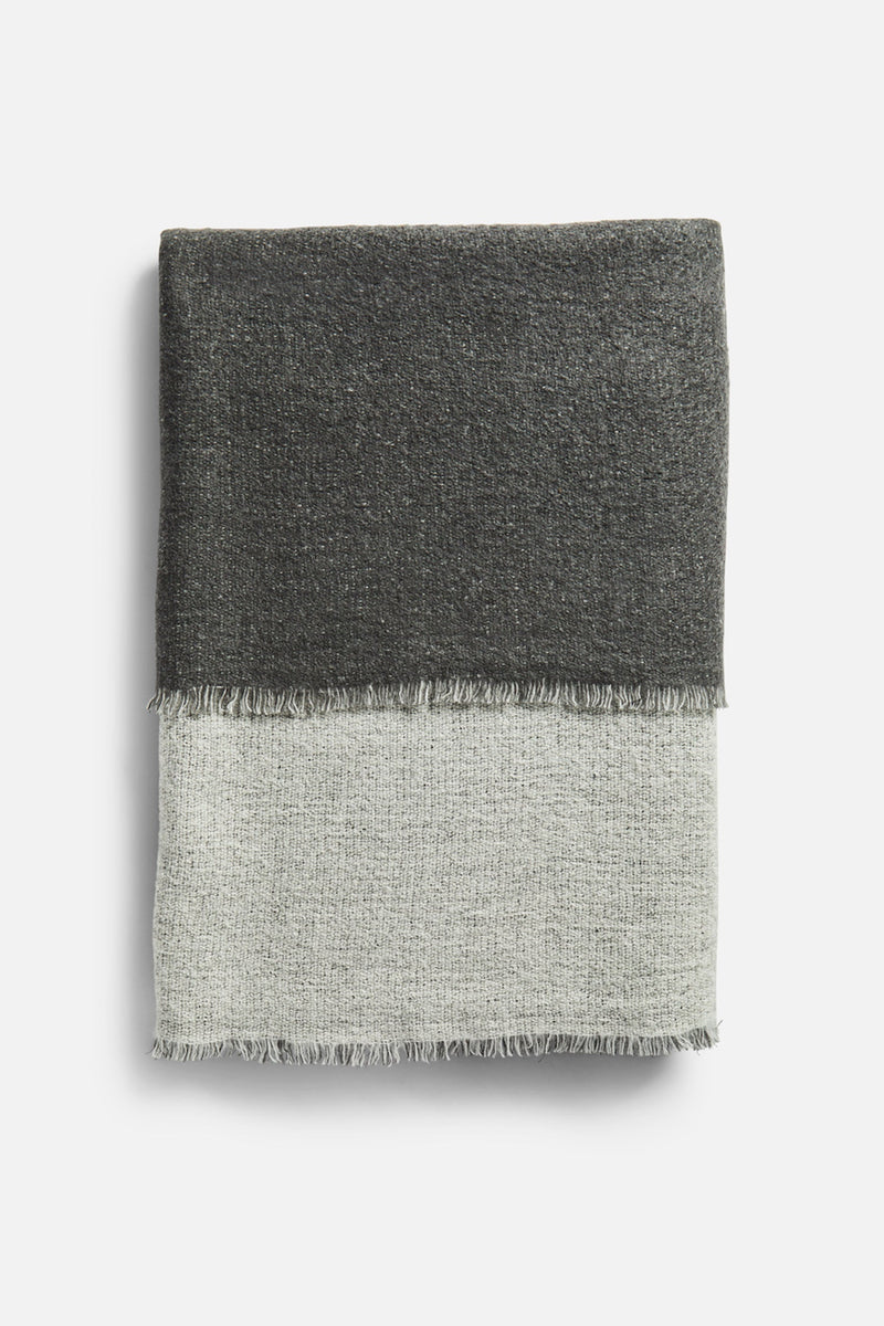media image for double dark grey light grey throw by woud woud 160554 1 269