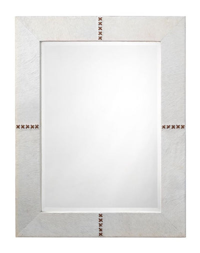 product image for Cross Stitch Rectangle Mirror In Various Colors by Jamie Young 86
