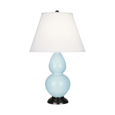 product image for baby blue glazed ceramic double gourd accent lamp by robert abbey ra 1689 4 4