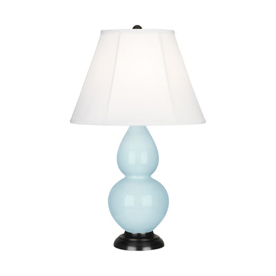 product image for baby blue glazed ceramic double gourd accent lamp by robert abbey ra 1689 3 85