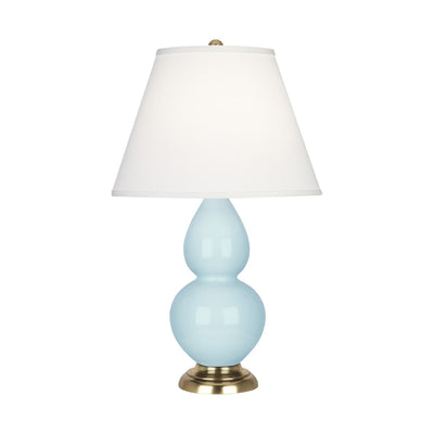 product image for baby blue glazed ceramic double gourd accent lamp by robert abbey ra 1689 2 19
