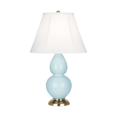 product image for baby blue glazed ceramic double gourd accent lamp by robert abbey ra 1689 1 48