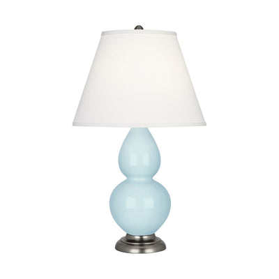 product image for baby blue glazed ceramic double gourd accent lamp by robert abbey ra 1689 6 92