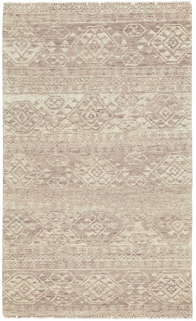 product image for Shadan Hand Knotted Gray and Taupe Rug by BD Fine Flatshot Image 1 26
