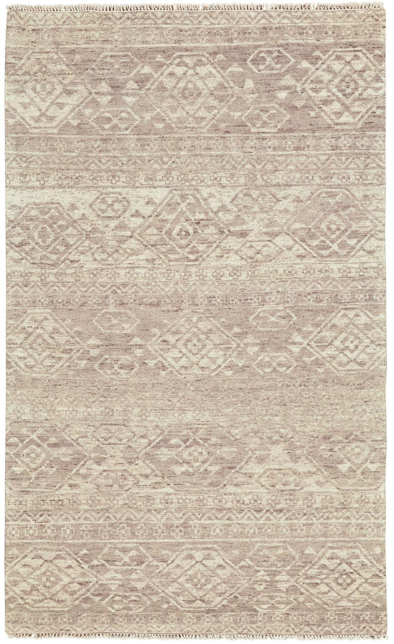 media image for Shadan Hand Knotted Gray and Taupe Rug by BD Fine Flatshot Image 1 20
