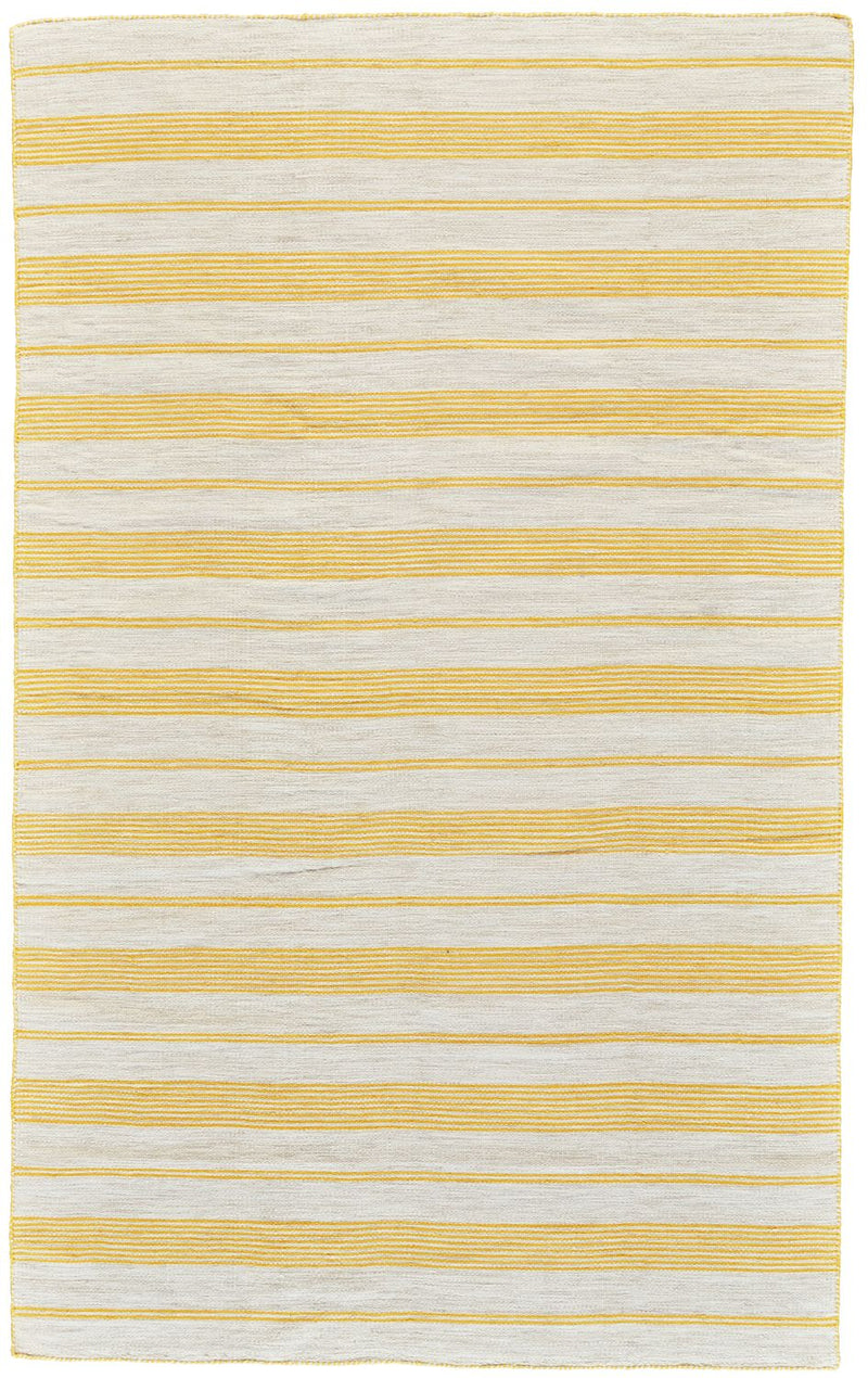 media image for Granberg Hand Woven Yellow and Ivory Rug by BD Fine Flatshot Image 1 240