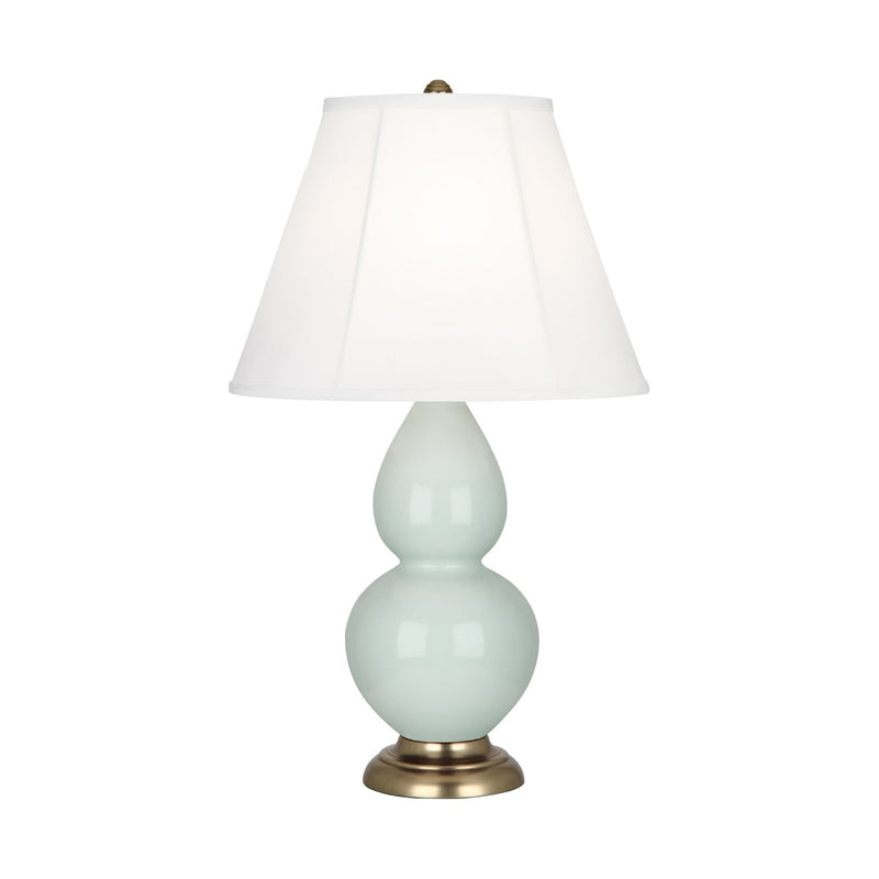 media image for celadon glazed ceramic double gourd accent lamp by robert abbey ra 1786 1 248