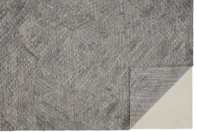 product image for Huntley Hand Woven Gray and Green Rug by BD Fine Fold Image 1 85