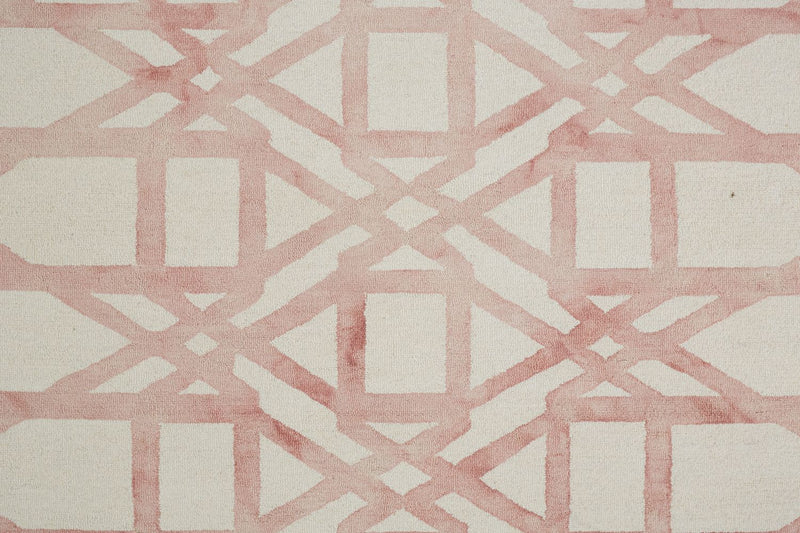 media image for Marengo Hand Tufted Pink and Ivory Rug by BD Fine Texture Image 1 268