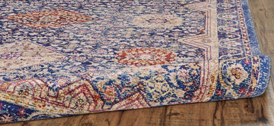 product image for Tessina Blue and Rust Rug by BD Fine Roll Image 1 57