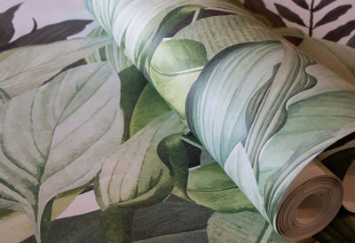 product image for Tropical Forest Coconut Wall Mural from the Tropical Collection by Galerie Wallcoverings 11