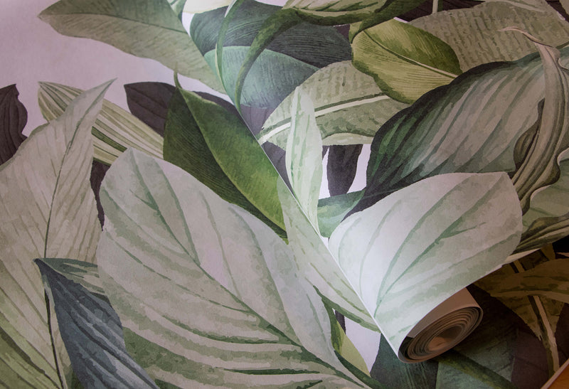 media image for Tropical Forest Coconut Wall Mural from the Tropical Collection by Galerie Wallcoverings 220