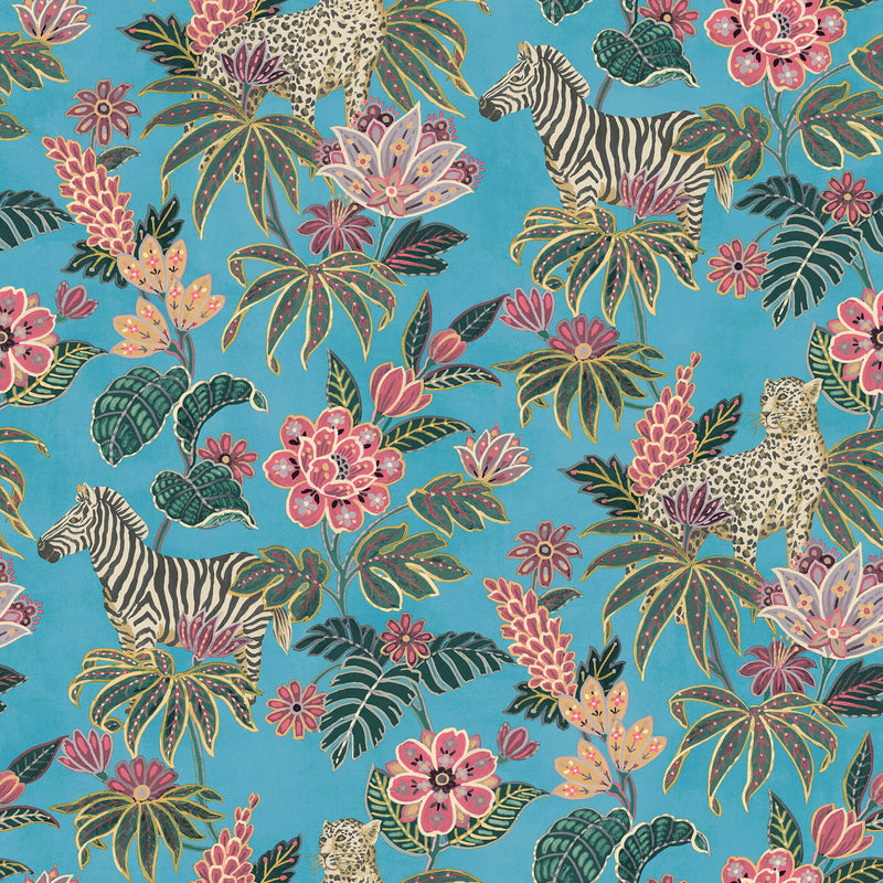 media image for Into the Wild Blue Wallpaper from the Into the Wild Collection by Galerie Wallcoverings 257