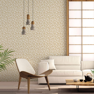 product image for Trailing Leaf Gold Wallpaper from the Into the Wild Collection by Galerie Wallcoverings 60