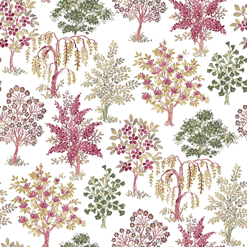 media image for Alberi Trees Red Wallpaper from the Into the Wild Collection by Galerie Wallcoverings 268