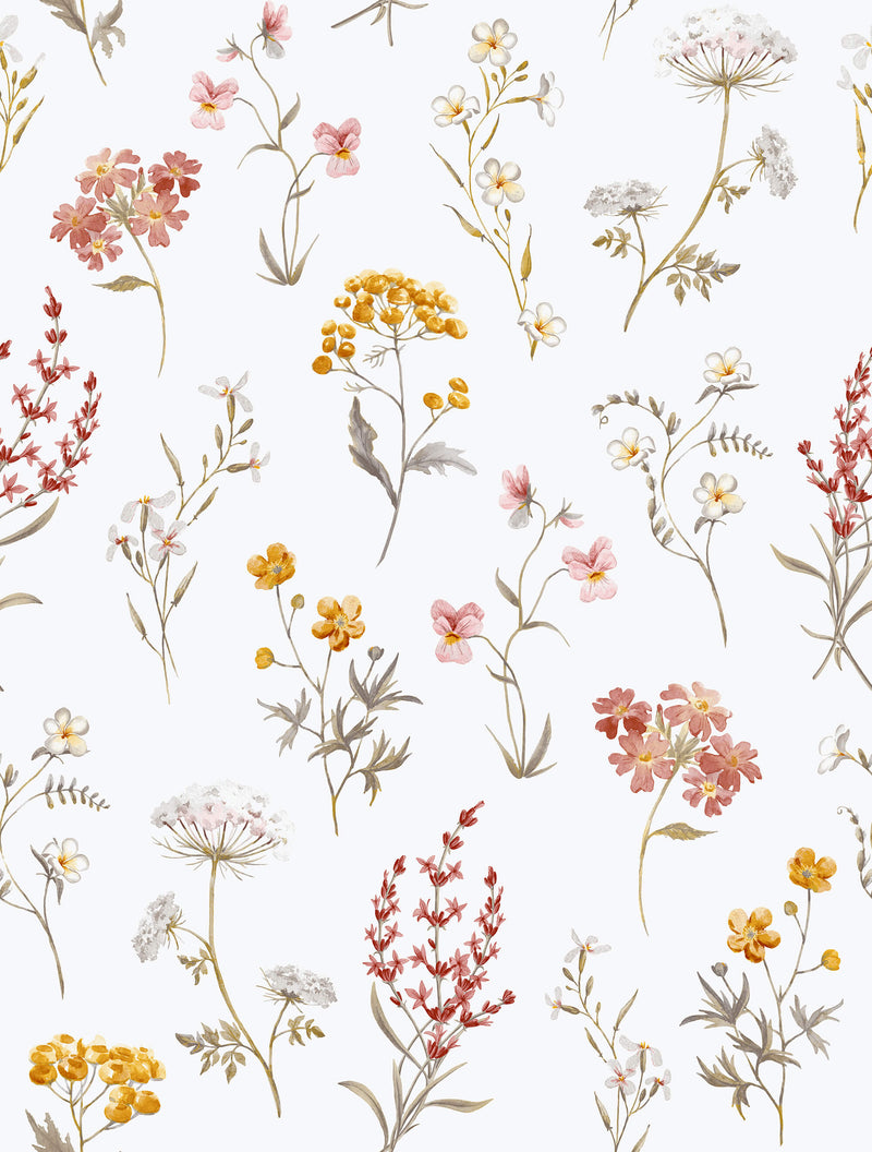 media image for Spring Blossom Botanical Wallpaper in Pink/Yellow 265