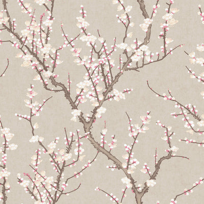 product image for Spring Blossom Sakura Tree Wallpaper in Beige 28