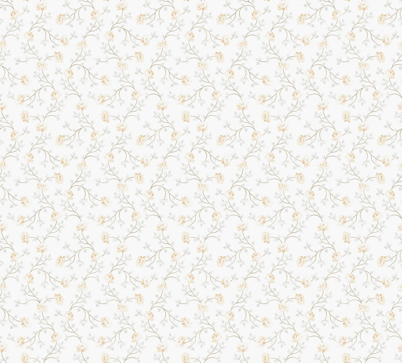 media image for Spring Blossom Petit Flowers Wallpaper in Grey/Beige 278