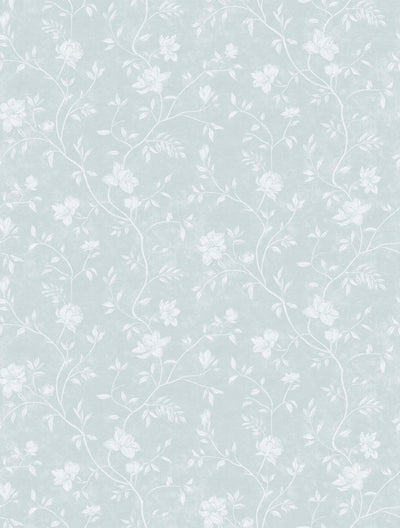 product image for Spring Blossom Magnolia Wallpaper in Turquoise 69