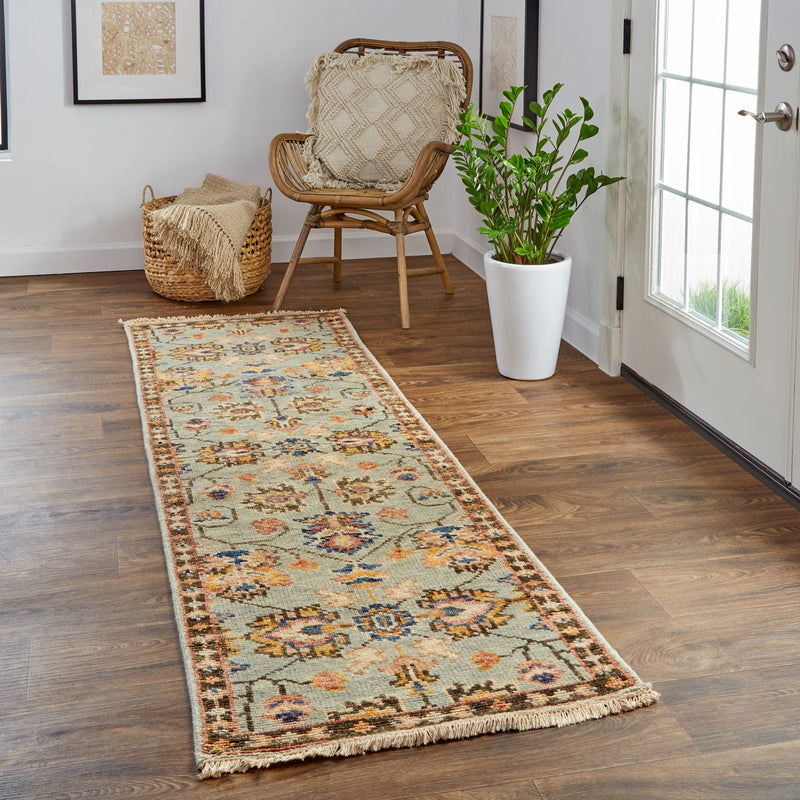 media image for Irie Gray and Gold Rug by BD Fine Roomscene Image 1 269