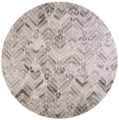 product image for Palatez Hand Tufted Opal Gray and Warm Rug by BD Fine Flatshot Image 1 44