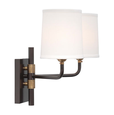 product image for lawton double arm wall sconce by bd lifestyle 4lawt dbob 5 25