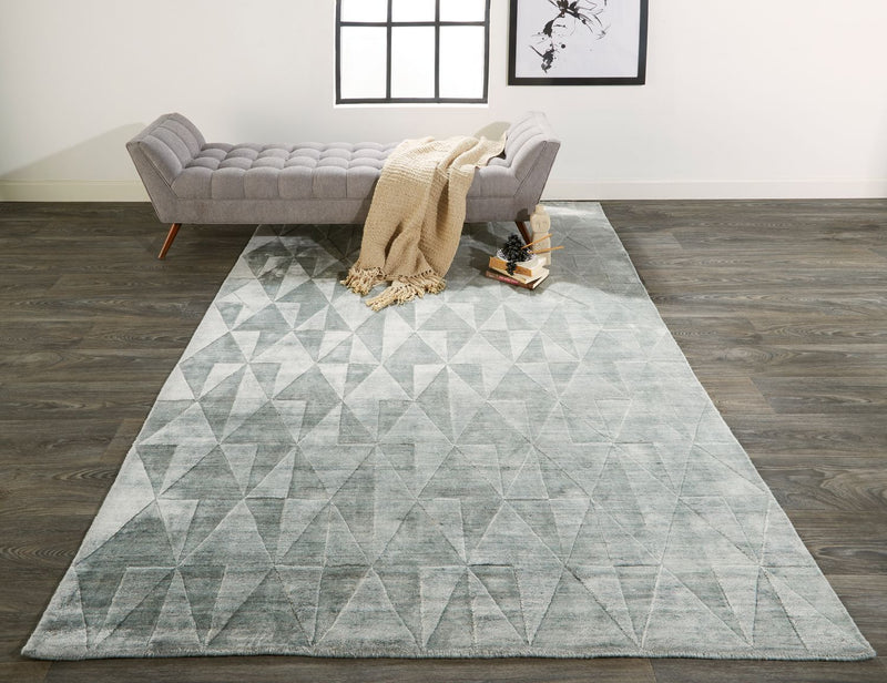 media image for Savona Hand Woven Green Rug by BD Fine Roomscene Image 1 233