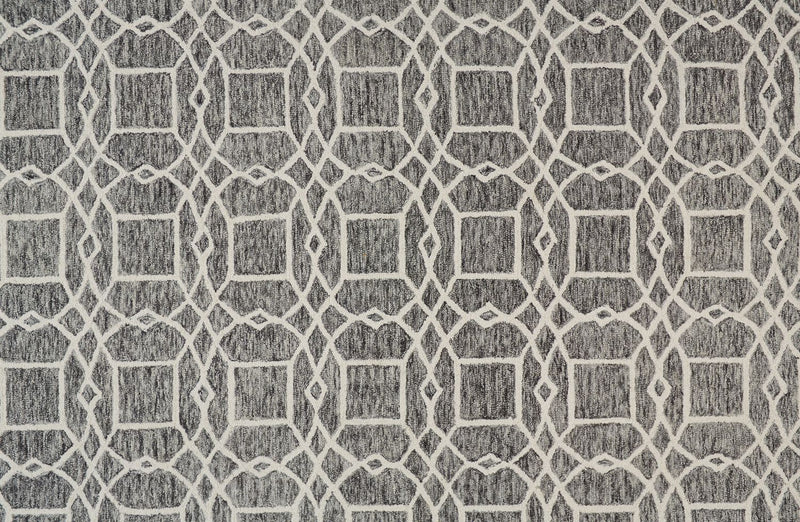 media image for Veran Hand Tufted Gray and Ivory Rug by BD Fine Texture Image 1 214