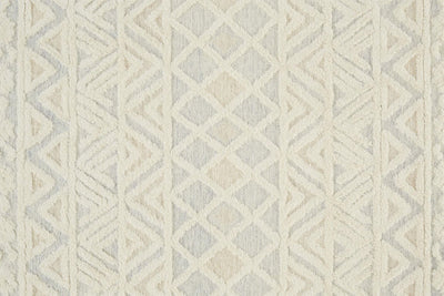 product image for Elika Ivory and Blue Rug by BD Fine Texture Image 1 16