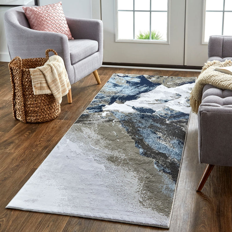 media image for Javers White and Gray Rug by BD Fine Roomscene Image 1 248