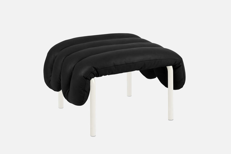 media image for puffy black leather ottoman bu hem 20353 2 221