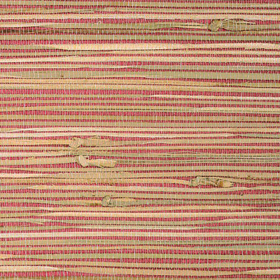 product image of Grasscloth Natural Texture Wallpaper in Red/Beige 560