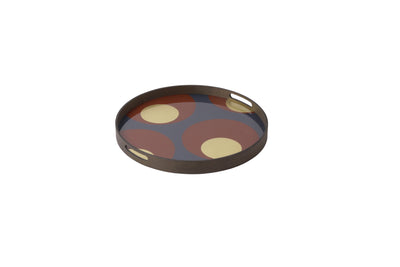 product image of turkish dots glass tray by ethnicraft 1 50