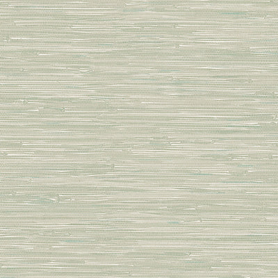 product image of Faux Grasscloth Wallpaper in Green/Blue 558