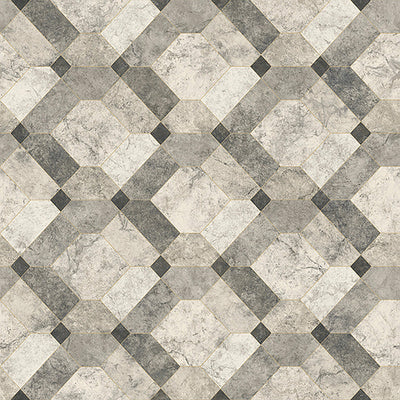 product image of Geo Contemporary Wallpaper in Grey 577